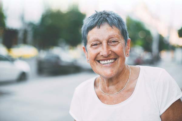 Smiling woman